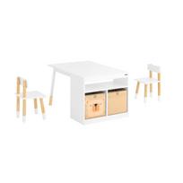 SoBuy vaikiškas stalas KMB113-W, 90x60x53 cm