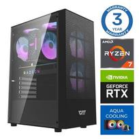 Kompiuteris INTOP AQUA Ryzen 7 7700X 32GB DDR5 1TB SSD M.2 NVME+2TB RTX5060Ti 16GB no-OS