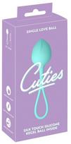 Dubens dugno treniruoklio kamuoliukas Cuties Single Love Ball žalias 38 g
