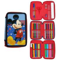 Disney Mickey užpildytas penalas, 3 skyriai