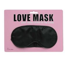 Akių kaukė Love mask, juoda