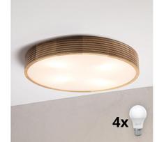 Brilagi - LED lubinis šviestuvas CARVALHO MODERN 4xE27/60W/230V ąžuolas, skersm. 57,5 cm