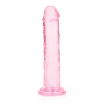 RealRock by Shots REALROCK Crystal Clear 6" Intimate Machine with Suction Cup Transparent