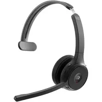 721 belaidė viena ausinė ON-EAR ausinė USB-A rinkinys CARBON juoda