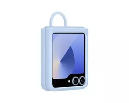EF-PF741TLE Samsung Silicone Cover with Ring for Galaxy Z Flip 6/7 FE Blue (Damaged Package)