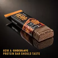 Hero Protein Bar Chocolate Caramel 50g – Traškus ir minkštas baltyminis batonėlis | Bulk | 50 g