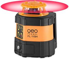 Rotacinis lazerinis nivelyras Geo-Fennel FL 115H; imtuvas FR 80-MM
