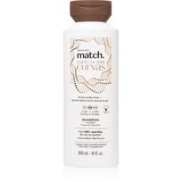 oBoticário Match. Science of Curves drėkinamasis šampūnas garbanotiems ir banguotiems plaukams 300 ml