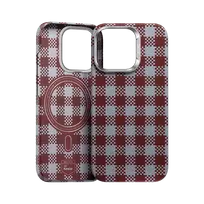 Benks Dėklas Magnetic Armor Vichy Kevlar (RF65) skirtas Apple iPhone 16 Pro raudonos spalvos