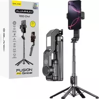 Oem Blavec Selfie Stick Aliuminio Fusion P-10 kardaninis trikojis + nuotolinio valdymo pultelis 1 metras (SSFP10G-TRB10) juodos spalvos