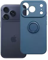 Dėklas Oem Case for iPhone 18 Pro / 17 Pro Silicone Ring tamsiai mėlynas