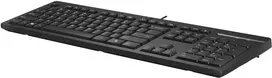HP 125 laidinė klaviatūra, viso dydžio (100 %), laidinė, USB, membraninė, juoda