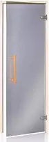 Andres Glass Solutions AD NATURAL stiklinės pirties durys, 70 x 210, Drebulė, Pilka
