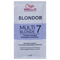 Wella Professional Blondor Multi Blonde 7 Powder Lightener - šviesinimo milteliai, 30 g
