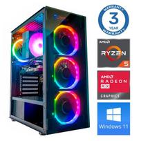 INTOP Ryzen 5 5600X 32GB 500 SSD+2TB RX580 8GB W11Home