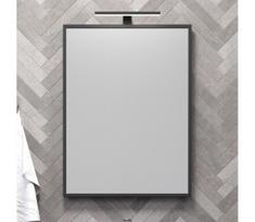 Juodas vonios veidrodis BORGSTED 60x80 cm