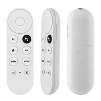 Išmaniojo (Smart TV) ir televizoriaus priedas Balso nuotolinio valdymo pultas, skirtas „Google Chromecast TV“, baltas
