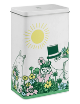 Muurla - Mumin-Kaffedåse I Haven - Virtuvės stiklainis - Balta