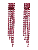 Pipol's Bazaar - Chiara Med Pink - Išraiškingi auskarai - Rožinė