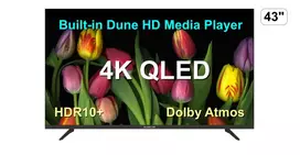 Dune HD Q43R1 (43" QLED TV) Android + Dune HD + Whale OS. Televizorius.