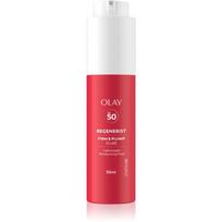 Olay Regenerist Firm & Plump stangrinamasis drėkinamasis fluidas su niacinamidu SPF 50+ 50 ml