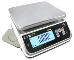 ESW Plus Wipower (belaidis įkrovimas) drėgmei atsparios svarstyklės su metrologine patikra ESW Plus Wipower 15/30 kg svorio. Padalos vertė: 5/10 g
