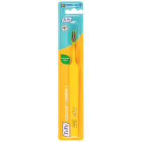 TEPE Colour Compact, dantų šepetėlis, labai minkštas, geltonas, 1 vnt.