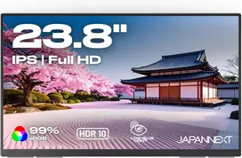 JAPANNEXT 60.5 cm (23.8 inch) JN-MD-IPS238F-C6 Full HD IPS Monitor with HDMI and USB-C, Black