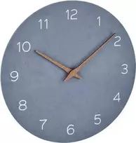 TFA 60.3054.06 Analogue Wall Clock Pigeon Blue Wood