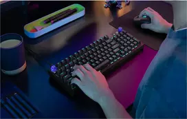 Logitech G316 X 98 Tenkeyless Mechanical Gaming Keyboard - LIGHTSPEED Wireless - GX Brown Tactile - Black - German Layout