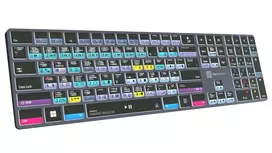 Logickeyboard DaVinci Resolve Classic Titan FR PC klaviatūra (prancūziškas AZERTY išdėstymas)