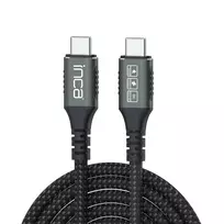 INCA USB-C į USB-C laidas USB 4.0 40Gbps PD 3.1 240W 8K UltraHD 0,80m (ITCT-40)