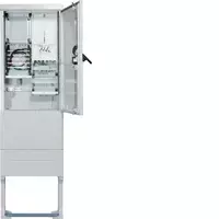 Hager ZAS205BD15A Meter Connection Column 205 Base 1 Meter 3 NH Fuse Carriers 5-Pole + APZ Space