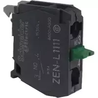 Schneider Electric ZENL1111 Harmony XALD/XALK Tuščias Valdymo Pulto Korpusas, 1 Anga, Polikarbonatas, Šviesiai Pilka/Geltona, IP66/IP67/IP69/IP69K