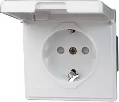 Heinrich Kopp 119102080 Schuko kištukinis lizdas CEE 7/3 CEE 7/4 Baltas 250V 16A