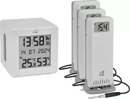 TFA .me Starter Set WLAN Gateway ID-01 su 3 Siųstuvais ID-A3 Belaidis Termometras Skaitmeninis (35.8104.02)