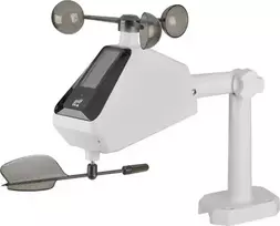 TFA TFA.me ID-A2 Wind Transmitter 30.3904.02 saulės energija varomas belaidis anemometras 868 MHz baltas