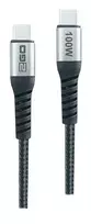 2GO USB-C greitojo įkrovimo laidas 100W 2m juodas
