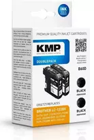 KMP DOUBLEPACK B60D juodo rašalo kasetė, 2 vienetų rinkinys, 14,1 ml