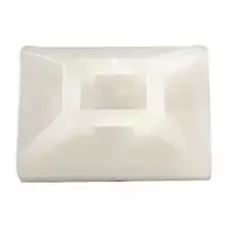 HellermannTyton MB4CA Baltas kabelio laikiklis 100 vnt. (MB4CA-PA66-NA-C1)