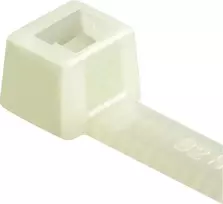 HellermannTyton T30LL-PA66-NA-C1 Kabelio raištis, viduje dantytas, T serija, 290mm x 3.5mm, permatomas, 100 vnt.
