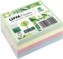 UPM Notes Sticky Notes 400 Sheets Pastel Mix Green Blue Pink Yellow