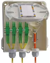 EFB Elektronik FTTH Building Entry Box IP54 Unpopulated, Max. 8 SC/LC, with Lock (53706.1)