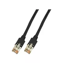 EFB Electronics RJ45 Patch Cable Cat.5e F/UTP LSZH Draka UC300 TM11 Black 0.15m