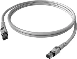 EASYLAN VarioBoot Cat.6A S/FTP Patch Cable, Grey, 7.5 m