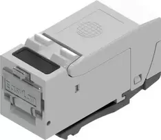 ZVK EasyLan fixLink Pro RJ45 Keystone Module Cat.6A Shielded 10GbE Tool-Free