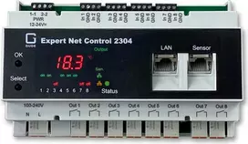 GüDE GUDE 2304-1 Nuotolinis I/O modulis 8xIn 8xOut 1xSensorport, DIN bėgelis