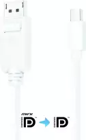 Purelink iSeries DisplayPort į Mini DisplayPort laidas 1,5 m baltas su fiksatoriumi (IS1100-015)