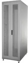 IT-BUDGET 19 inch Tinklo spinta SRK - 42U - 600x600 mm - Perforuotos dvigubos durys priekyje ir gale - Surinkta gamykloje - Šviesiai pilka (99ITB19SRK4266DTGNM)