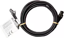 IT-BUDGET Full Copper Premium Patch Cable - Flex AWG 26 - Cat.8.1 - 2000 MHz - Halogen-Free - PoE+ - 40GBit - Black - 3 m